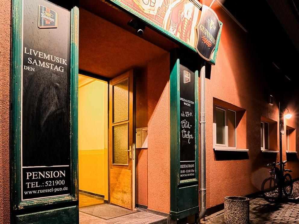 Pension Ruessel-Pub Зангерхаузен Экстерьер фото
